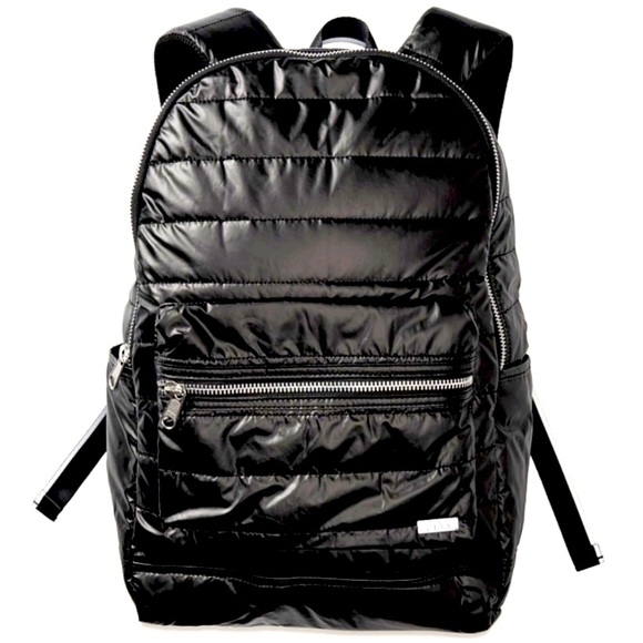 PINK Victoria's Secret Handbags - VS PINK Quilted Taffeta Backpack Full Size   NWOT